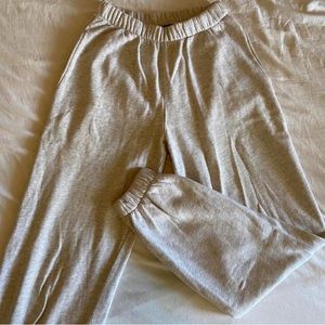 brandy melville grey rosa sweatpants